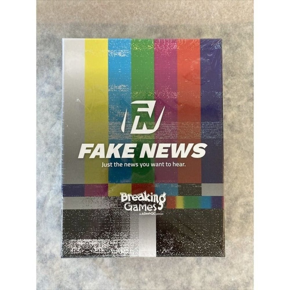 FAKE NEWS BOARD GAME 4-8 players - Just the New You want to Hear - NEW, SEALED